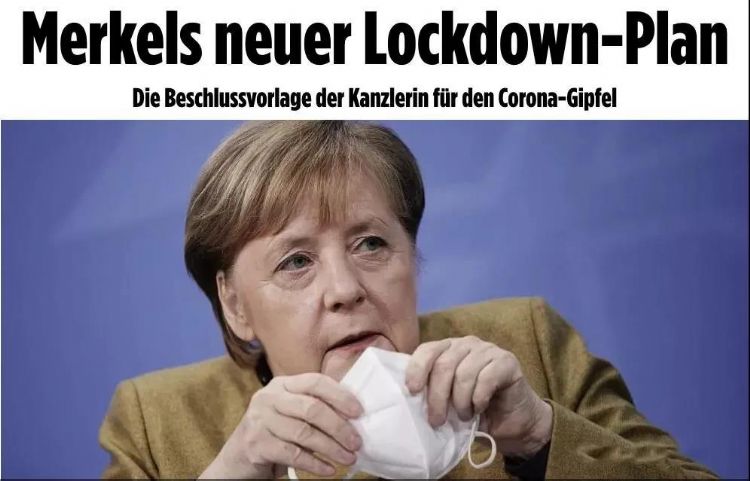 提前曝光！默克爾的更嚴(yán)格新規(guī)：封鎖延長至2月15日、“布口罩”不再適用、居家辦公新規(guī)