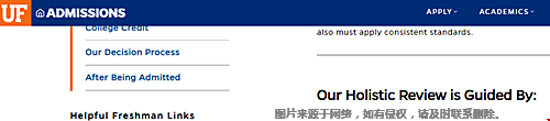 佛羅里達(dá)大學(xué)本科錄取看重哪些因素？