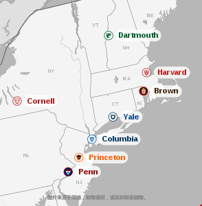 波士頓周圍的常春藤大學(xué)有哪些？