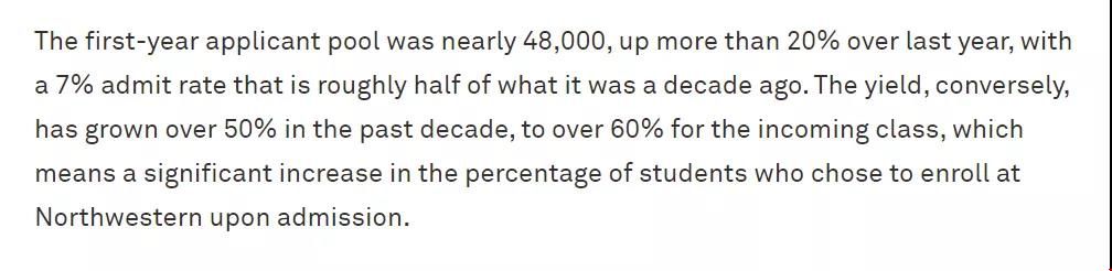 美國西北大學難進嗎？